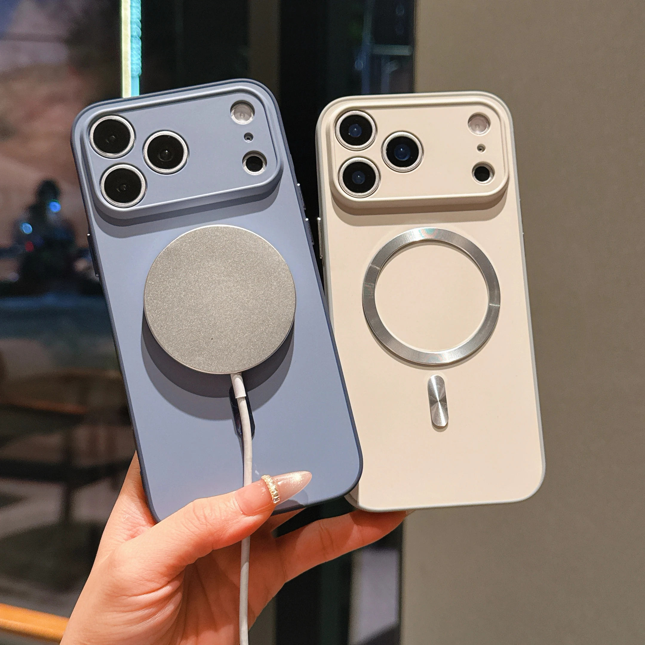 Magnetic Bumper Phone Case with MagSafe Wireless Charging Compatibility