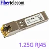 SFP Fiber Module Ethernet Port RJ45 module 1000BASE-T Switch connector Copper Compatible with Mikrotik Gigabit Ethernet 1