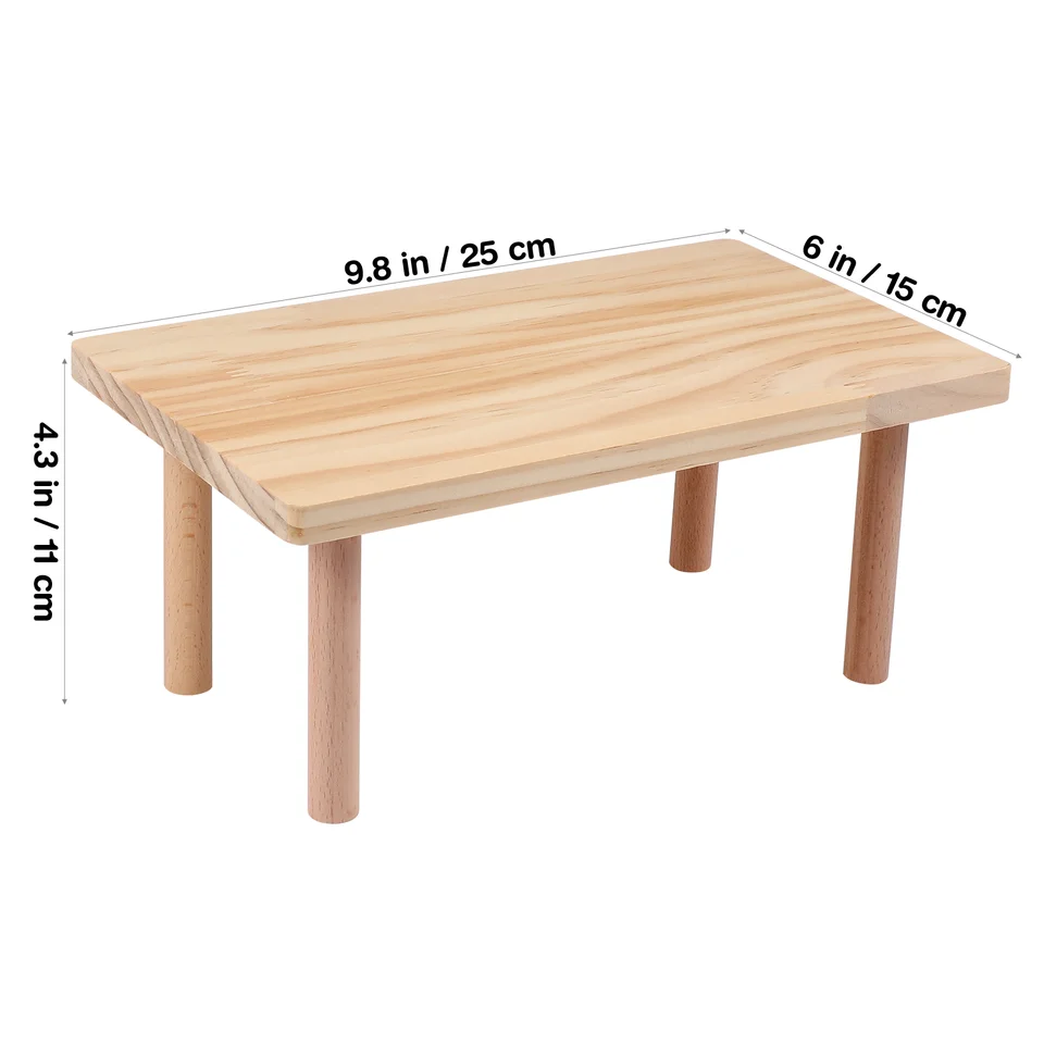 Houten hamsterplatform, hamster spelen houten platform houten standaard