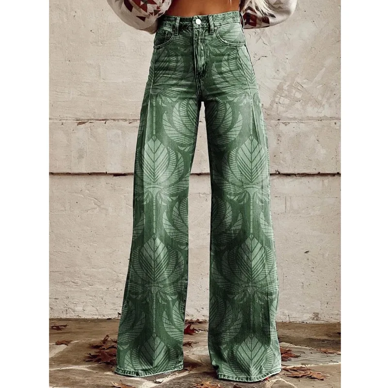 Imitation Cow Wide Leg Sweatpants Fashion Women's Casual Cargo Loose Pants Thin Style Trousers Solid Low Waist Oversized Pants
