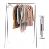Folding Travel Clothes Drying Rack Stainless Steel Stretchable Indoor Balcony Non Slip Feet Hanger Drying Clothes Rack 1