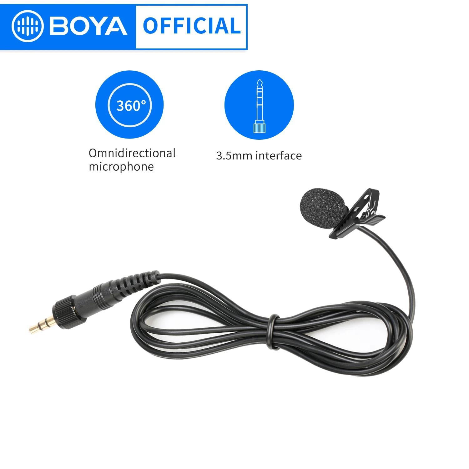 

Беспроводной микрофон BOYA BY-WM8 PRO, оригинальные аксессуары, петличный микрофон, ветровое стекло из пенопласта, кабель адаптера, ящик для инстр...