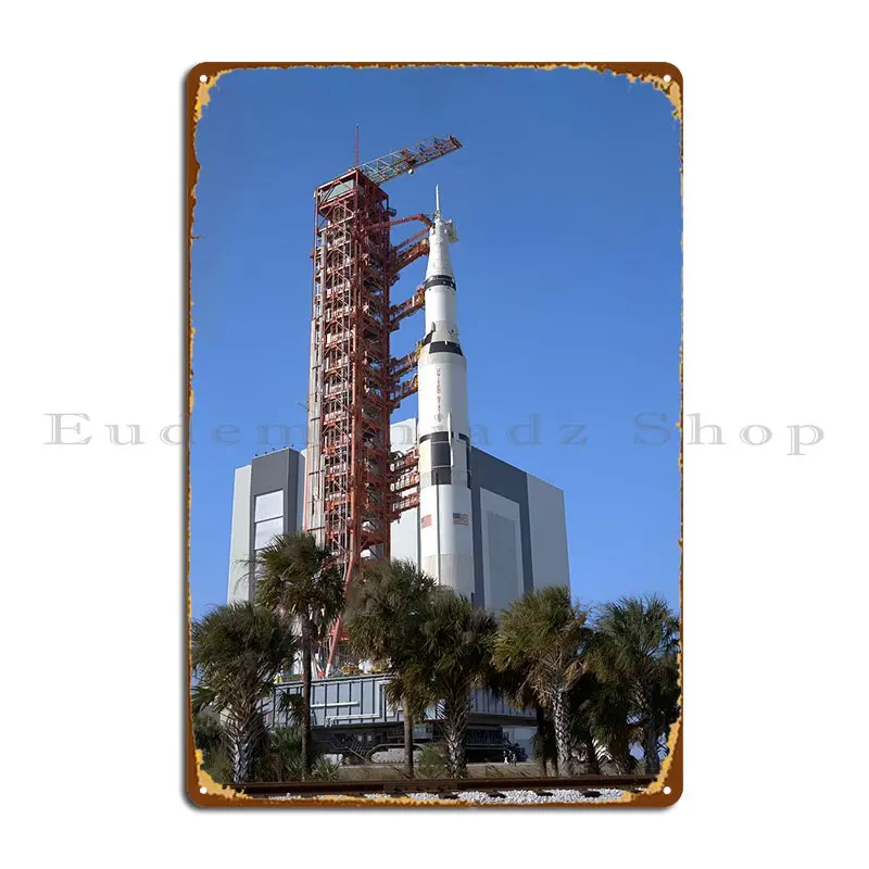 Saturn V Metal Sign Designs Soggiorno Decorazione Garage Garage Tin Sign Poster