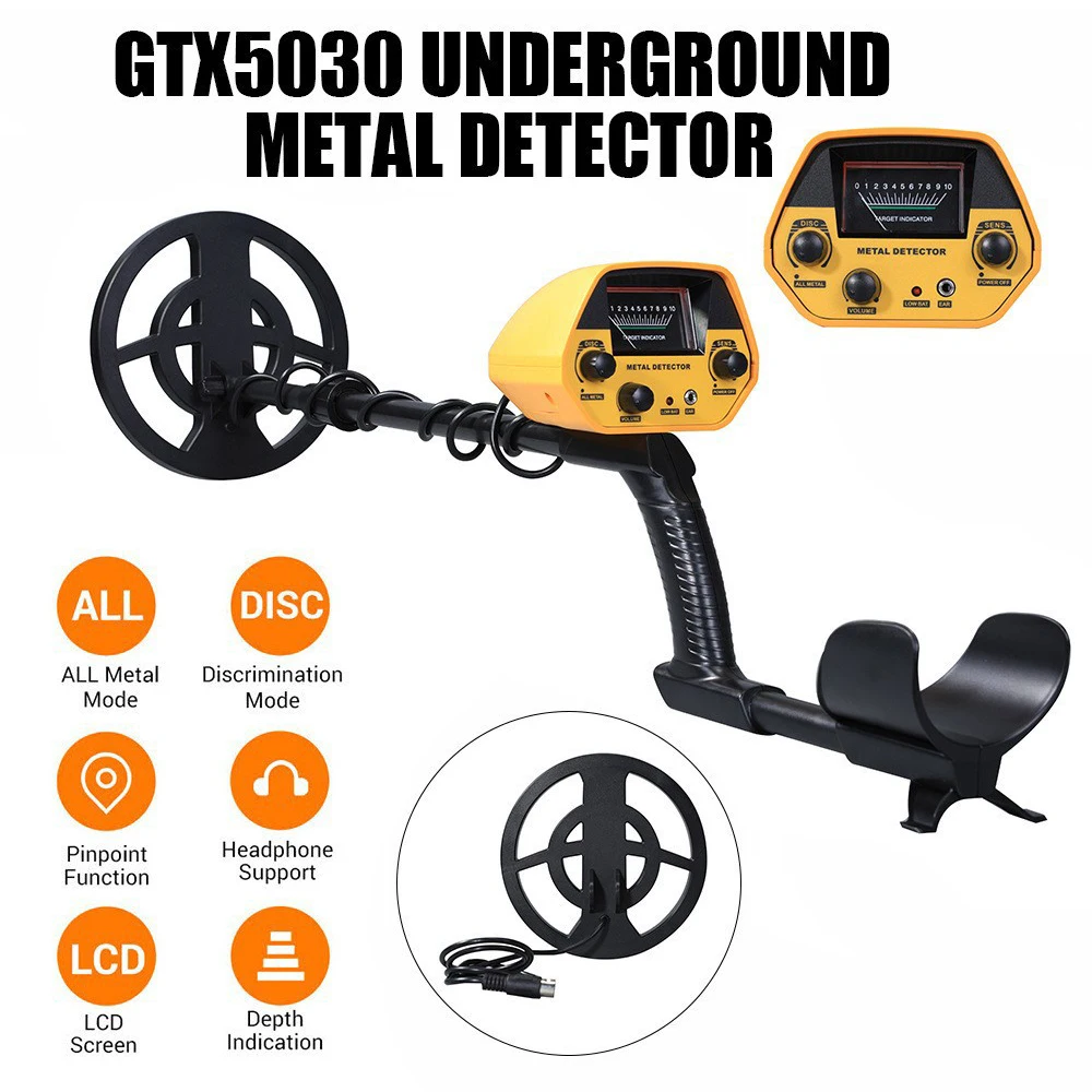 Metal Detector Professional Underground Gold Detector Search Finder Gold Scanner Treasure Hunter Detecting Pinpointer Waterproof