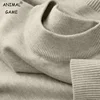 New Mens Casual Mock Turtleneck Sweaters Long Sleeve Thermal Pullover Autumn Basic Lightweight Streetwear Knitted Coat Tops 1