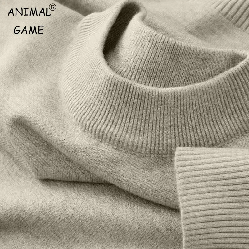 Nuovi maglioni dolcevita casual da uomo pullover termico a maniche lunghe autunno basic leggero streetwear cappotto lavorato a maglia top 1