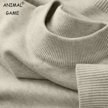 Nuovi maglioni dolcevita casual da uomo pullover termico a maniche lunghe autunno basic leggero streetwear cappotto lavorato a maglia top 1