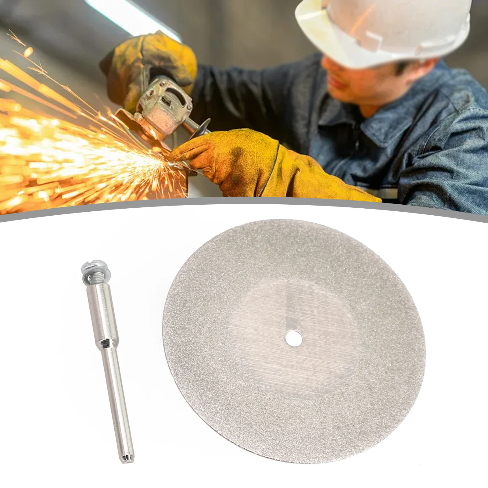 2pcs/set 40/50/60mm Diamond Grinding Wheel Metal Cutting Disc For Rotary Tool Woodworking Power Tools Accessories