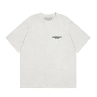Nouvelle Série 25SS – Ensemble T-shirt et Short Classique de Marque avec Imprimé Lettres Floquées Double Ligne pour Hommes et Femmes, T-shirt et Short Streetwear Tendance 2