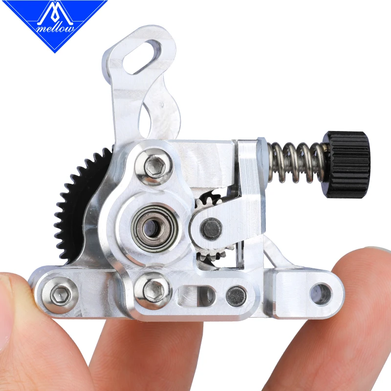 Mellow Alle Metalen Cnc Sherpa Micro Extruder Met 8T/10T Ldo/Moons Motor Een As Twirl gear Voor Voron Ender3 Blv 3D Printer