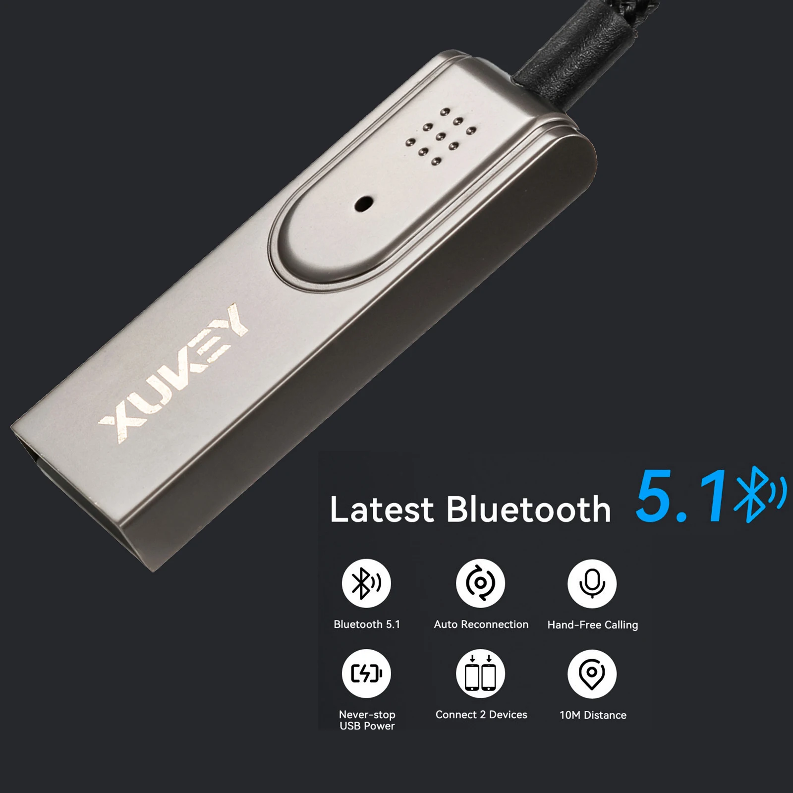   5.0 ű Aux  , USB 3.5mm  ׷ ڵ  ŰƮ BT ۽ű  ÷̾ ޴