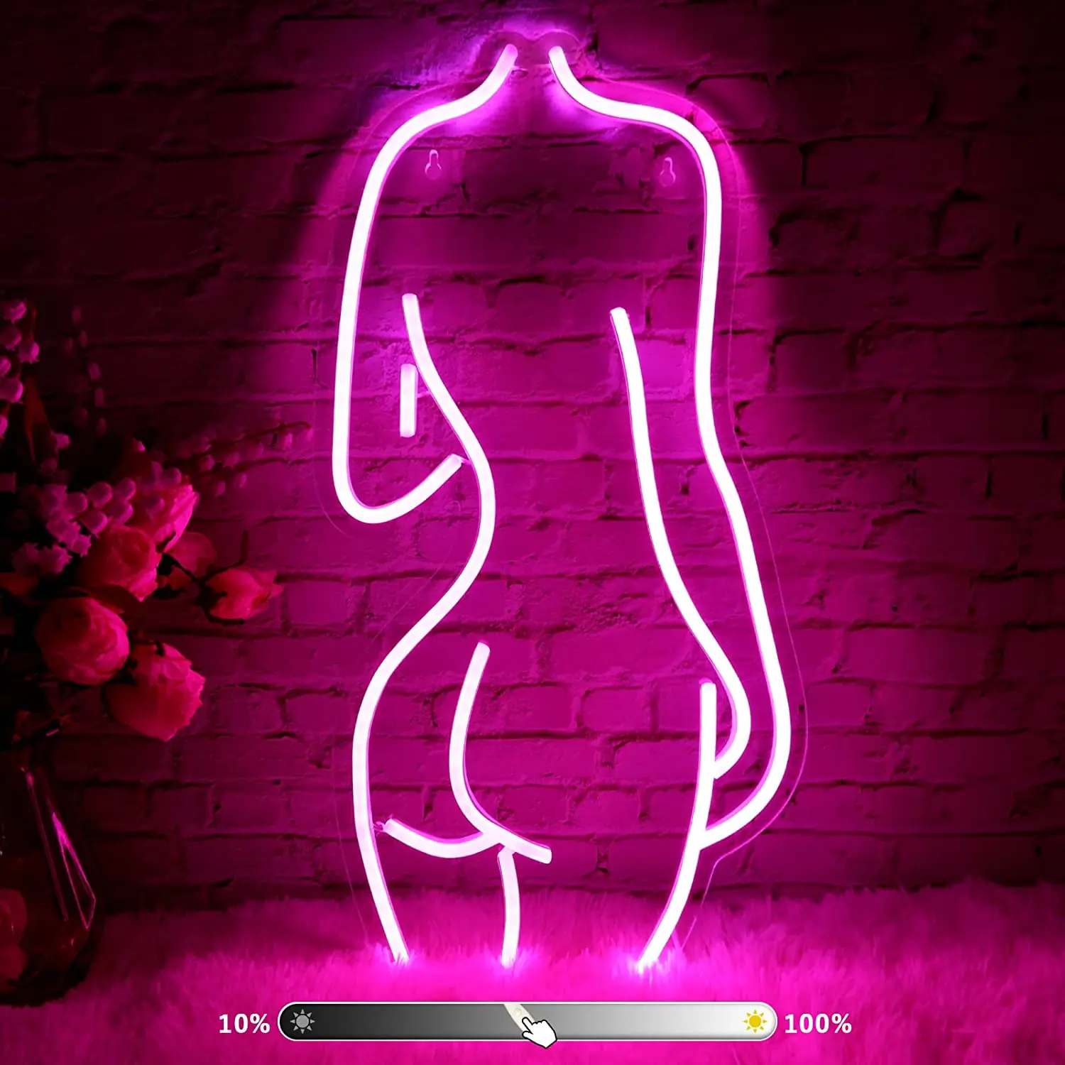 

Lady Neon Light Dimmable for Wall Decor, LED Neon Sign for Bedroom USB Powered for Living Room Club Man Cave Wall Art