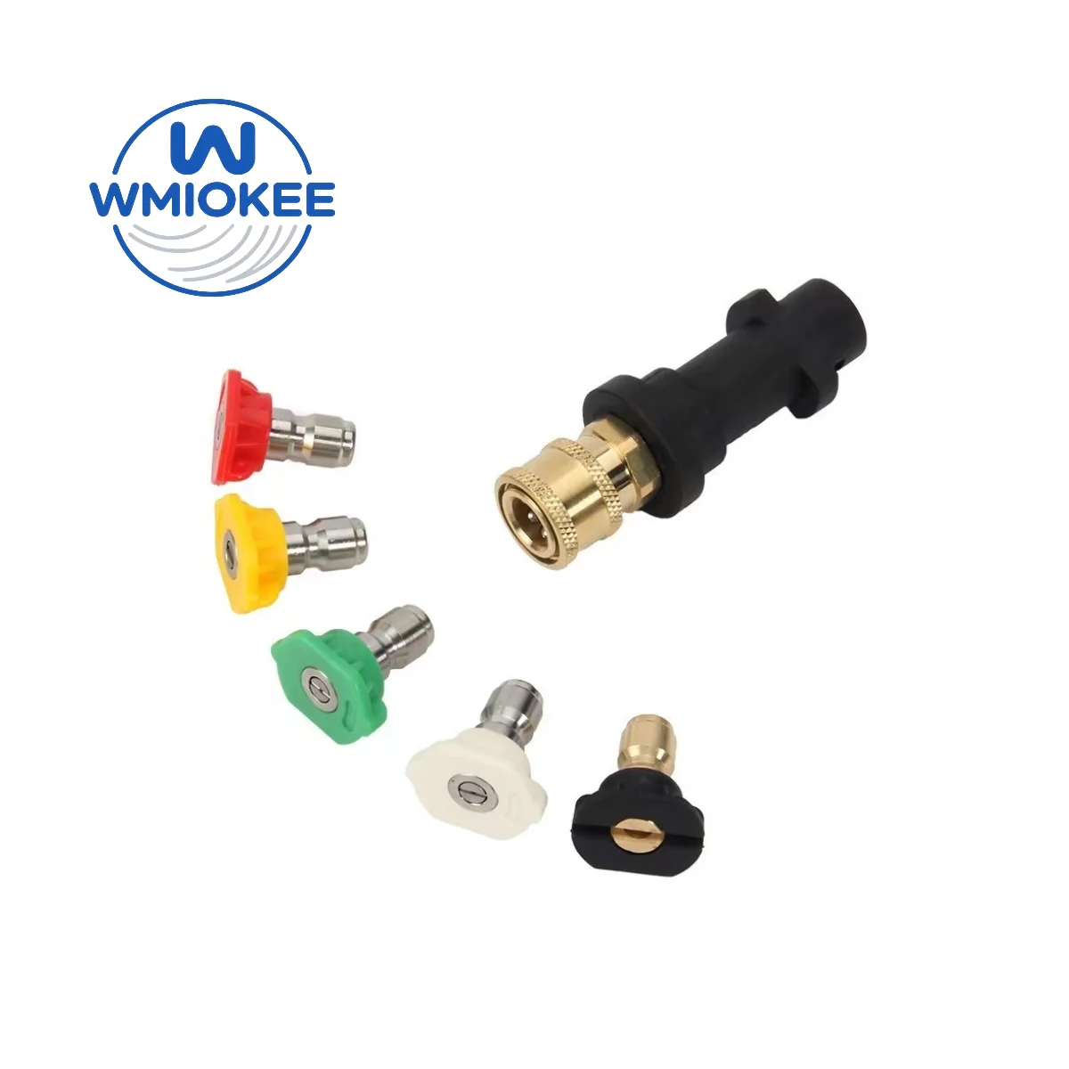 High Pressure Water Gun Quick Adapter for KARCHER K2 K3 K4 K5 K6 K7 with Colorful Foam Pot Nozzle Attachment Kit