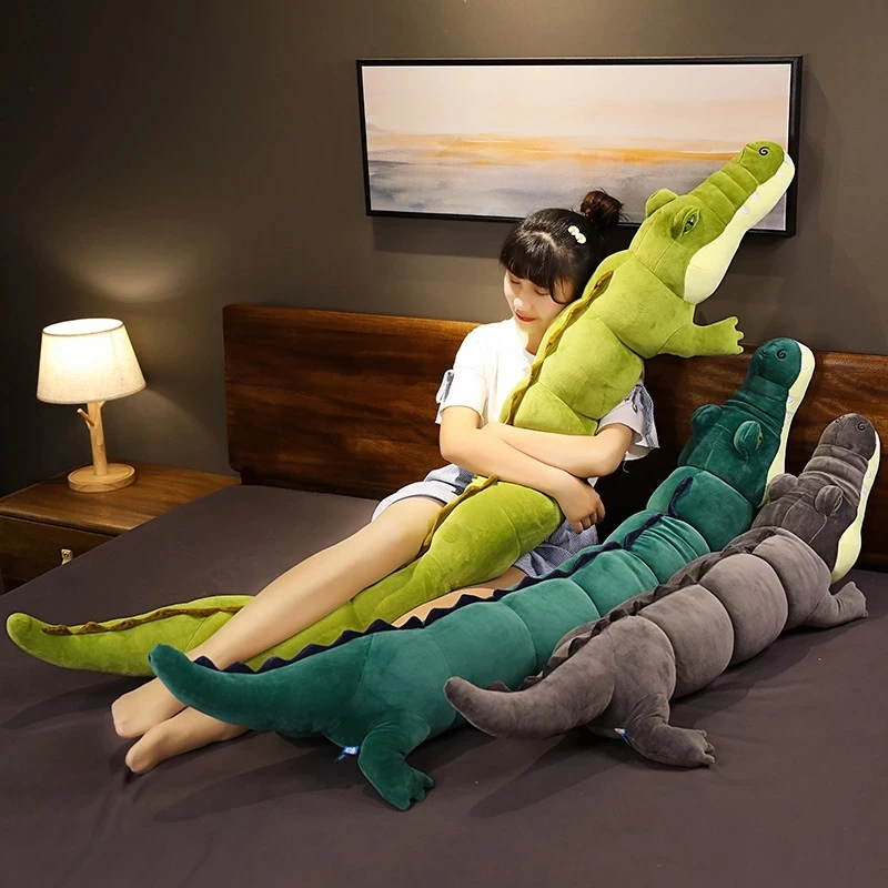 Giant Crocodile Plush Pillow Soft Large Stuffed Animals Toy – FMOME TOYS