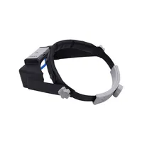 USB Charging Professional Head Wearing Magnifier 1.5x 2x 2.5x 3.5x Eye Loupe 4 Lens Lighted Magnifier For Watch Jeweler Repair 3