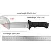 ATS-34 High Hardness High Quality Steel Jungle Survival Knife G10 Handle Fixed Blade With Kydex Scabbard For Wilderness Survival 6