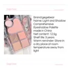 Pinky Heart Gege Bear Eyeshadow Palette Matte Pearlescent Earth Color Sequin Long-Lasting Eyeshadow And Contour Palette 3