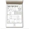 225 Pages/Book Educational Toys Children Learn English Homework Sight Word Sentence Interactive Phonics Practice Workbook 5