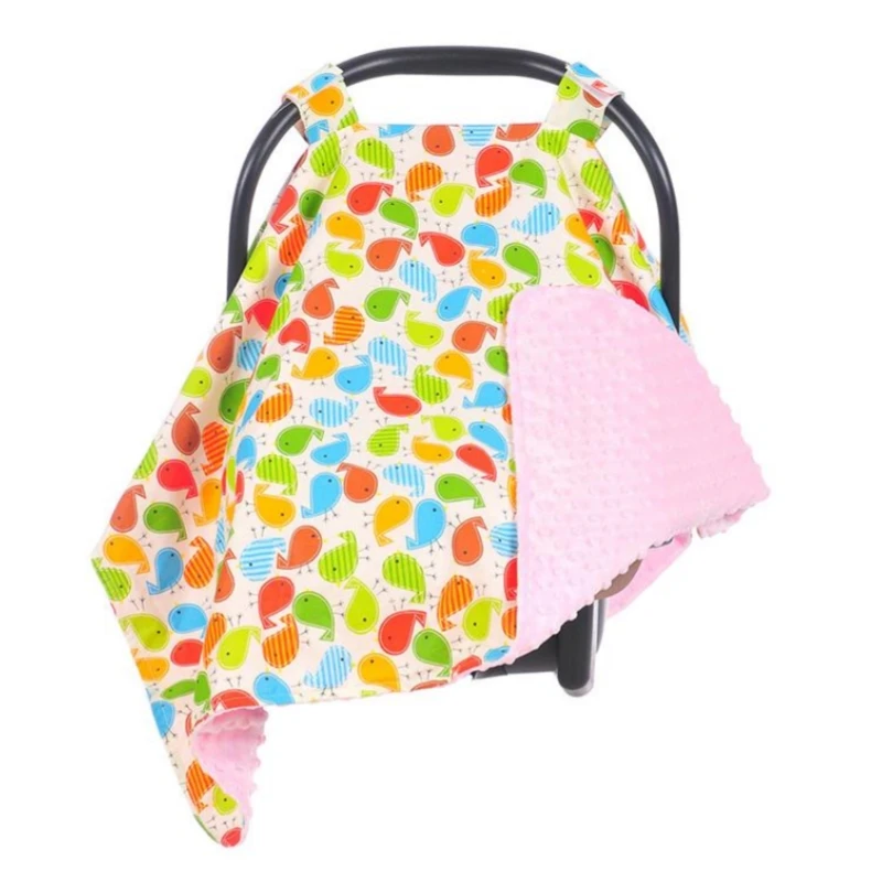 Thank u Mom Baby Carseat Conapy Baby Carrie Cover Shopping Cart Cover Multi-Use Infant Blanket