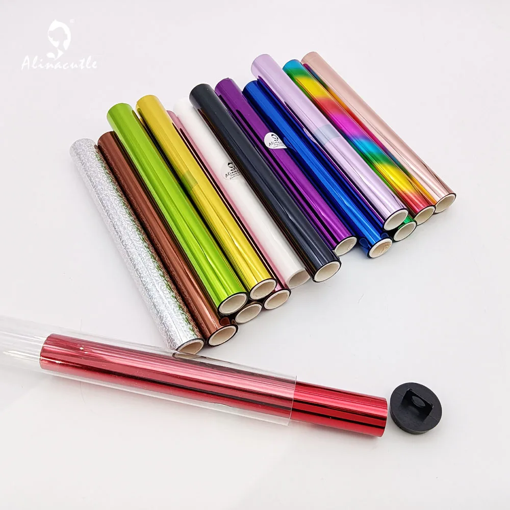 Toner Reactive Foil Rolls 5m*19cm Laminator Laser Printer Foil Paper Holographic Heat Transfer DIY Crafts Leather Wood ClothFoil