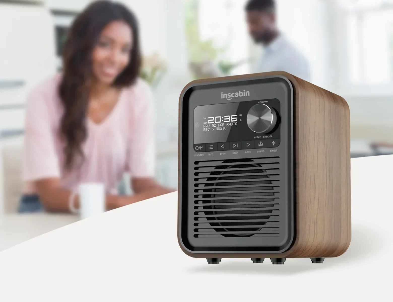 

Classical Wooden Wireless Bluetooth Speaker HIFI Quality FM radio+DAB Digital Radio Desktop outdoor Music Center BT 5.0/USB/TF