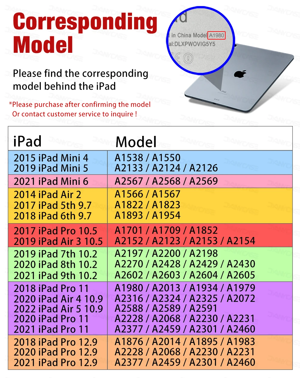 Mini caso 6 ipad