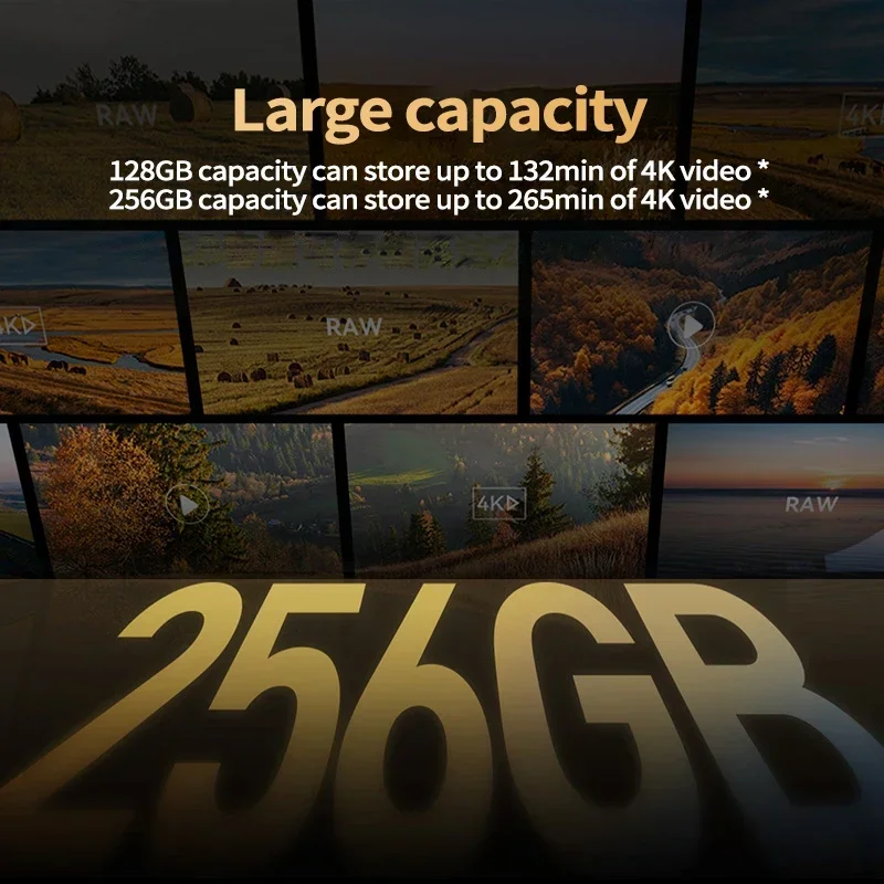 Lexar 드론 스포츠 카메라용 마이크로 SD 카드, TF 메모리 카드, 128GB, 4K 울트라 HD UHS-II U3 V60 읽기 280 MB/s, 256GB 100 MB/s