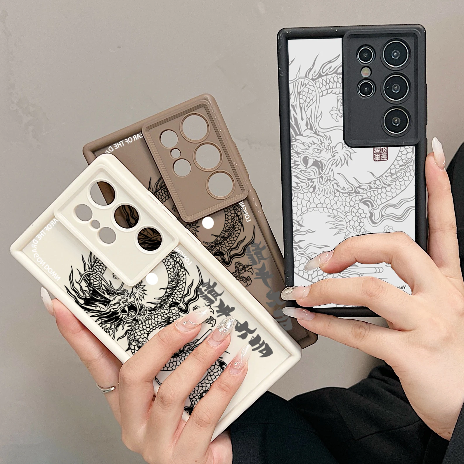 Exquisite Dragon Totem Luxury Phone Case Cover