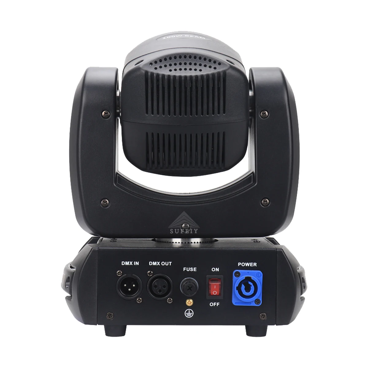 무빙 헤드 무대 조명 효과 LED 100W 빔 고보, 클럽 KTV 디스코 DJ 파티 조명 패턴, 휴일, 18 프리즘 DMX512, 4 개/로트