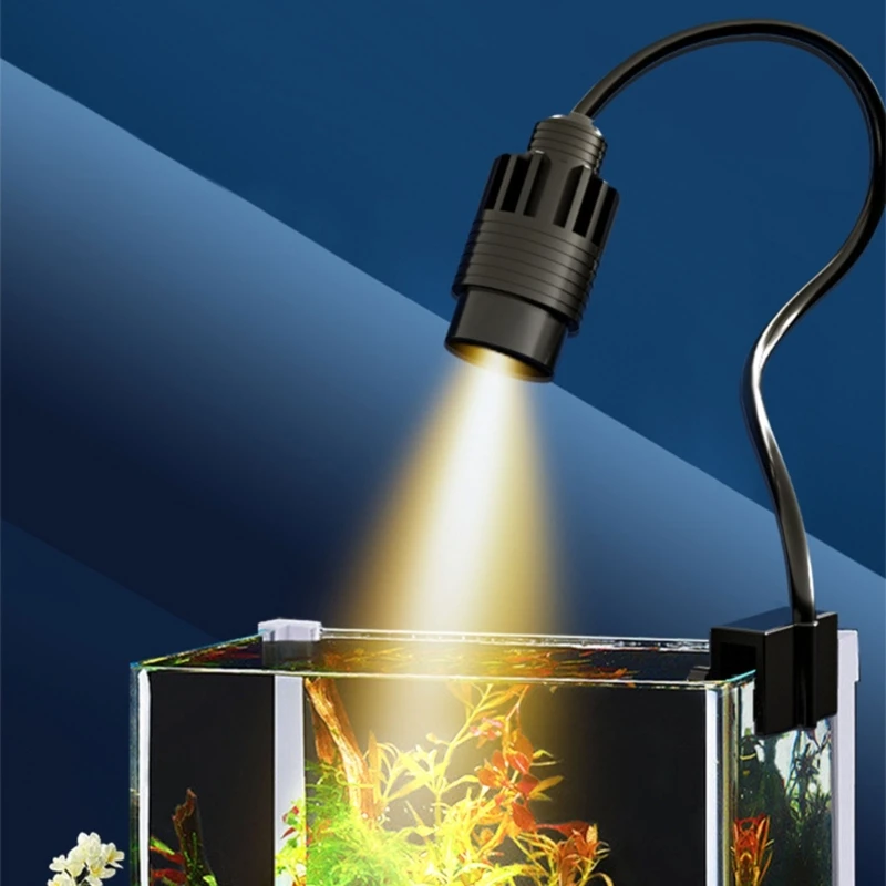 Aquarium Led Light South American Fish Spotlight Decoration Plant Glowing 3  Color Dimmable Lamp Turtles Reptiles N84c - Lightings - AliExpress