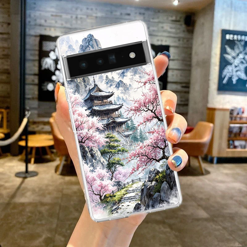 Clear TPU Phone Case with Japan Tokyo Osaka Kanagawa Design Label