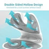 Foldable Lumbar Support Cushion Ergonomic Waist Protection Mat Long Sitting Comfortable Tool Support Cushion Relieve Back Pain 5