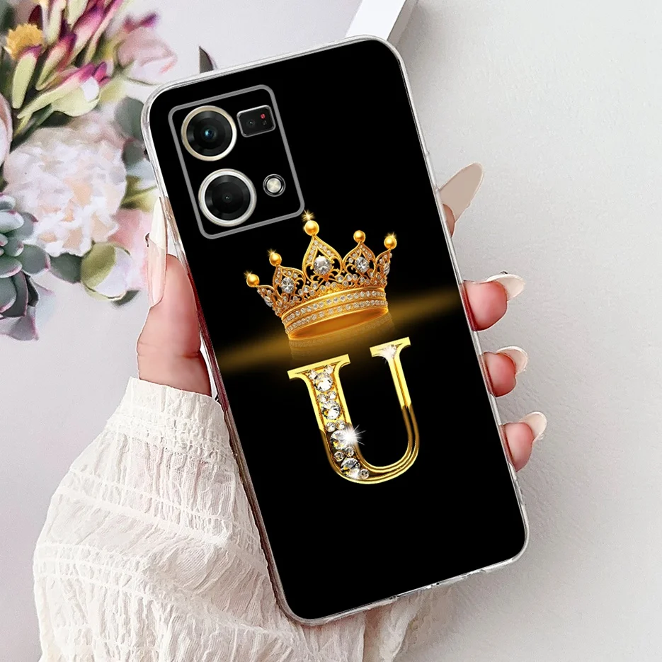Crown Letters Soft Silicone Phone Case