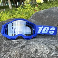 100 lunettes de Moto hommes lunettes de Motocross casque MX Moto Dirt Bike ATV Ski Sports de plein air verre Scooter Googles masque cyclisme 6