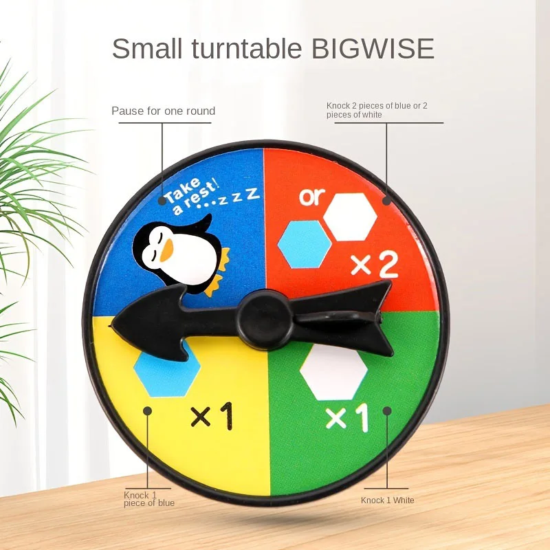 Knocking Ice to Save Penguin Icebreaker Toy Boys and Girls Children's Puzzle Thinking Training Focus Board Game
