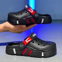 Unisex Casual Slippers Men Clogs Garden Lightweight Non Slip Slides Women Slippers Hollow Out Beach Sandals Adult Sandalias Homb