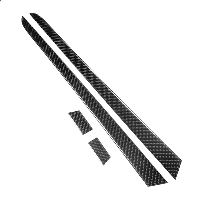 

Полоса для боковой двери водителя для Porsche Cayenne Sport SUV 2003-2010, наклейка из углеродного волокна, декоративные аксессуары для салона автомобиля