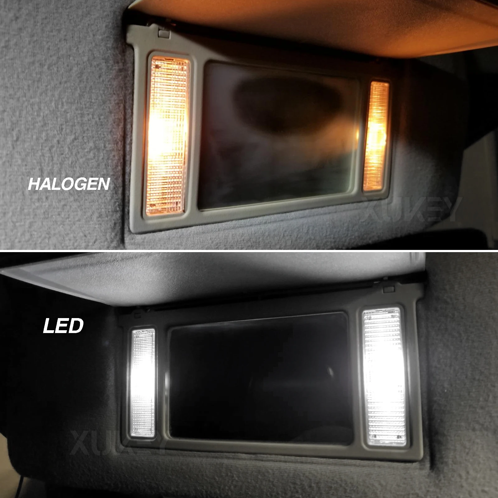 LED Fuse 6614F 6612F TS-14V1CP LED Festoon Bulbs Car Interior Sun Visor Light Vanity Mirror Dome Lamp Replacement 4 Pack 29 28mm