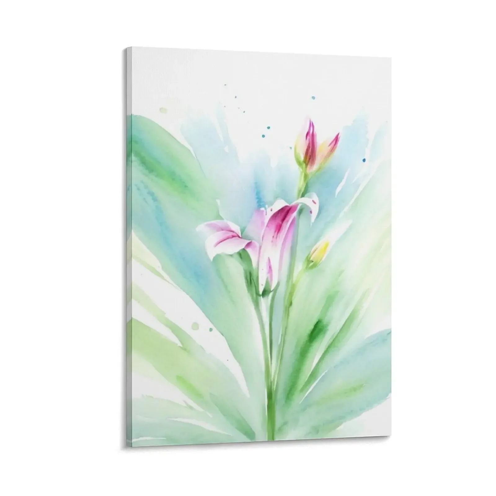 

Lilies Canvas Painting bedroom decoration bedroom decor