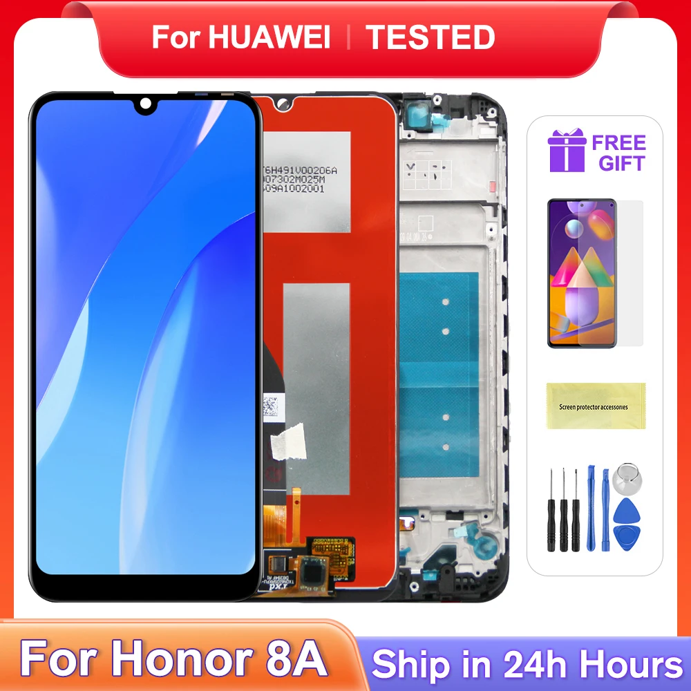 

Для HUAWEI 6,09 ''Honor 8A для Honor Play 8A JAT-L09 L29 ЖК-дисплей сенсорный экран дигитайзер в сборе Замена