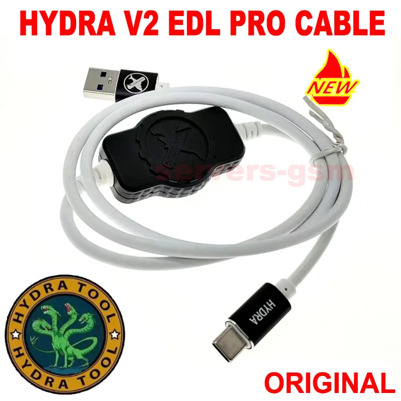 Original HYDRA V2 EDL PRO Type-C USB Cable for Hydra Dongle Cables are sent randomly type c cable