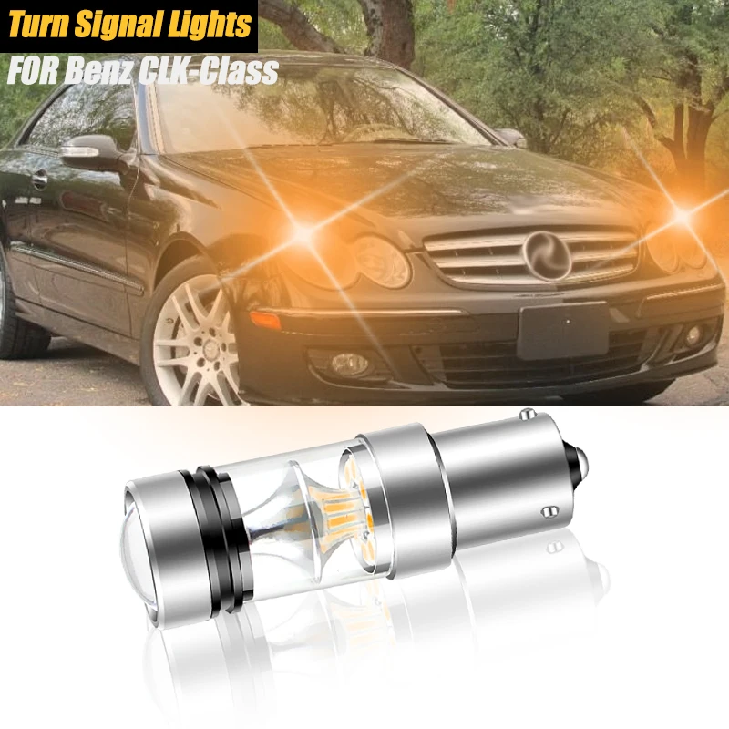 2X Canbu Bau15S Py21W Led Indicatori Di Direzione Lampada No Hyper Flash Per Mercedes-Benz Clk-Class C208 1997 1998 1999 2000 2001 2002