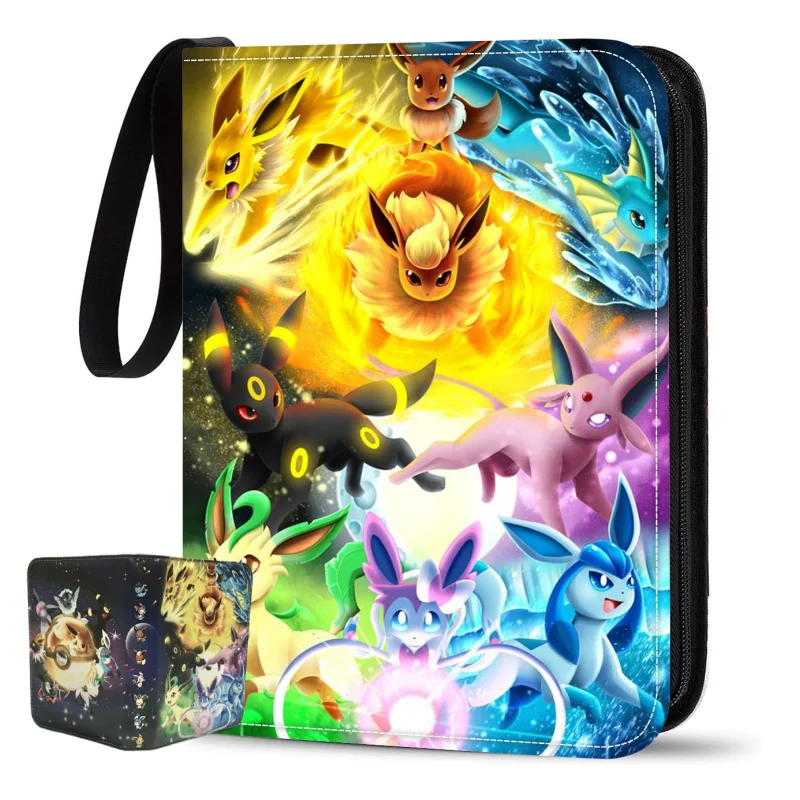 Sac de rangement pour cartes de jeu Pokémon, livre de cartes  Ibrahimaccueilli c, classeur de cartes, porte-cartes de visite, jouets pour  enfants, cadeau d'anniversaire, 400 pièces - AliExpress