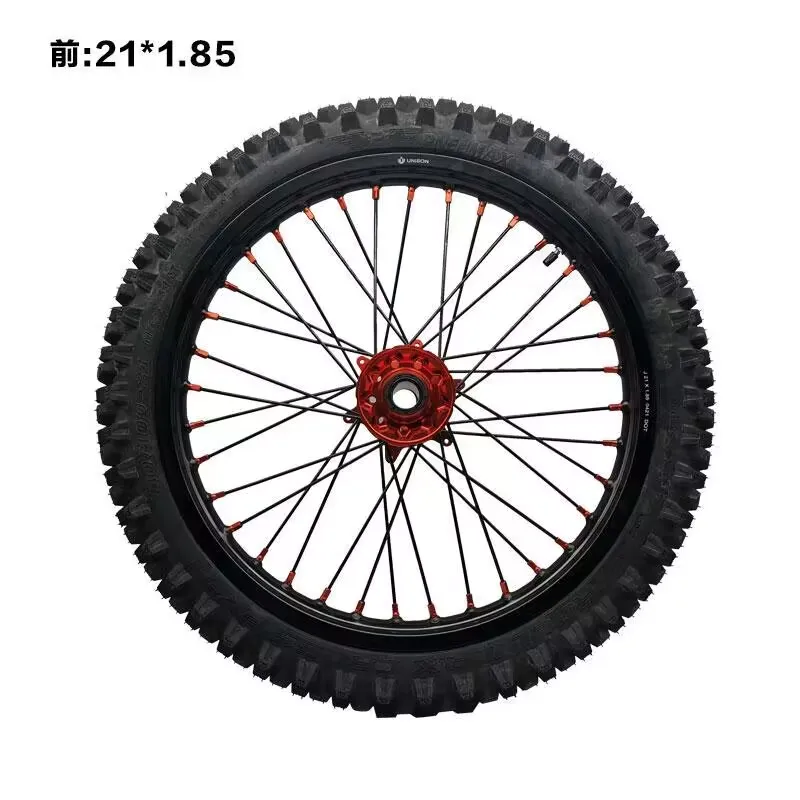 10 Inch Spoke Wheel CT70 Stainless Steel Front Rear Rim And Hub