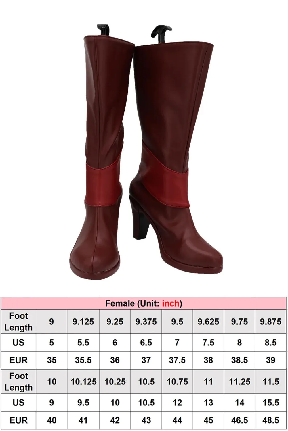 thumbnail image 1 of Hazzbin Cosplay Anime Hotell Alastor Cosplay Botas Zapatos de tacón alto de cuero Alastor Botas rojas para hombres adultos Hecho a medida, 1 of 5