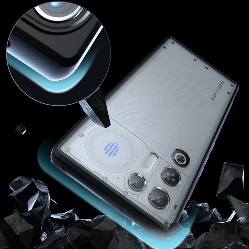 ZTE Nubia Redmagic 11 Air Matte Acrylic Shockproof Transparent Phone Case Bumper