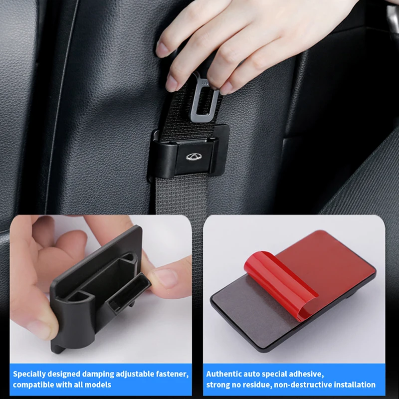 Car Safety Belt Holder Auto Seat Belt Clamp for Chery Omoda Tiggo 7 Pro 4 3 Fulwin 2 Arrizo 6 QQ 5x X1 5 8 T11 5 Gx EQ7 Fora IQ