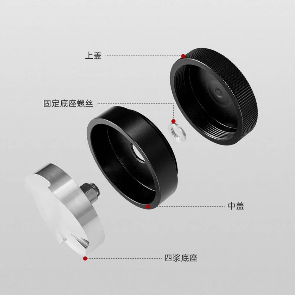 ITOP 58MM New Gravity Compaction Coffee Distributor Leveler Tool Automatically Adapt to Powder Height Aviation Aluminum Housing 6