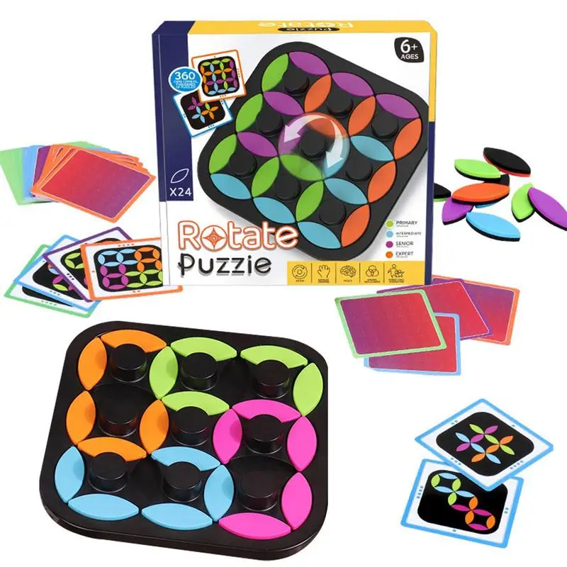 

Rotating Jigsaw Puzzles Educational Learning Stem Toys Colorful Montessori Toys For Early Learning Fine Motor Skills