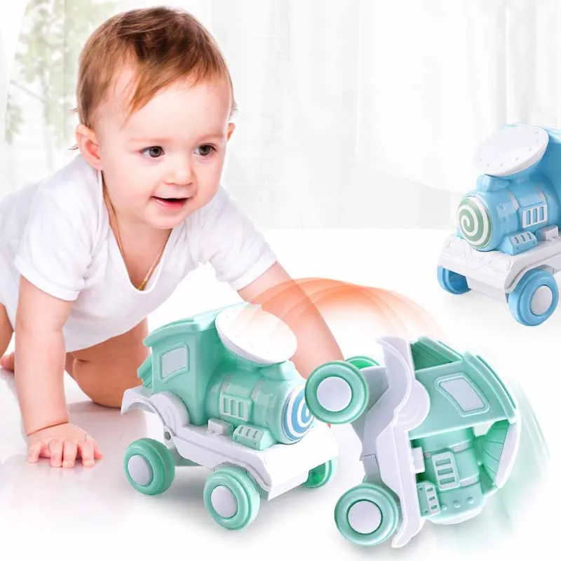 

Toy Car Gift Press and roll the small train Boy Girl Baby Educational Toy Baby Boy Tipping Locomotive Toy Car Gift Boy Girl Gift